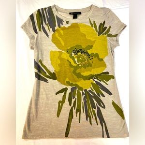 I.N.C | Sequin Embellished Tee | Sz M